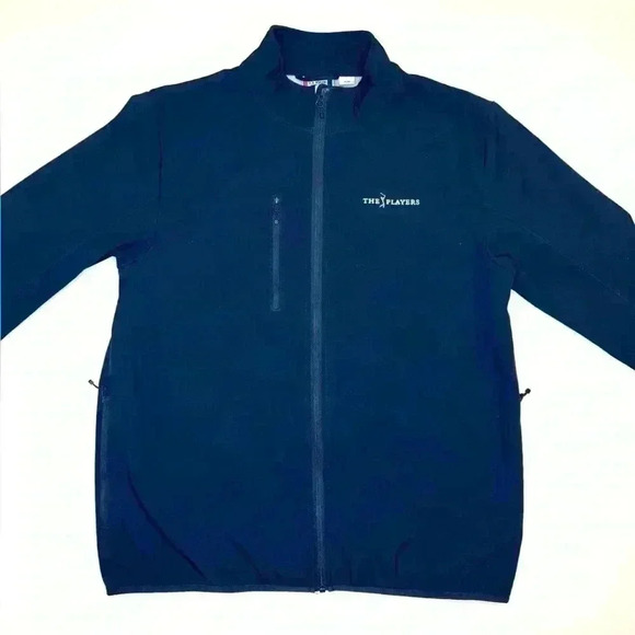 Clique Mens  Dark Navy The Players PGA Tour Full Zip Jacket Size - M - Picture 2 of 8